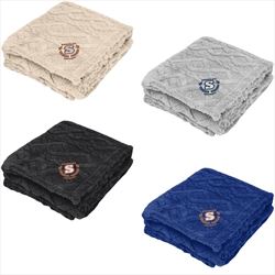 HH8070 Alpine rPET Sherpa Blanket With Embroidered Custom Imprint